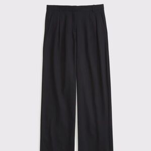 Abercrombie A&F black linen blend pants new with tags